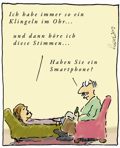 Cartoon: Stimmen (medium) by fussel tagged hören,klingeln,stimmen,gesprächstherapie,couch,psychologe,smartphone,smartphone,psychologe,couch,gesprächstherapie,stimmen,klingeln,hören