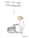 Cartoon: Demente Junioren (small) by fussel tagged pflege,flegel,pfleger,notstand,enkel,opa,vergessen,demenz,dement