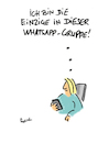 Cartoon: Erkenntnis (small) by fussel tagged whatsapp,digitale,kommunikation,soziale,medien,social,media