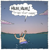 Cartoon: Hoffentlich.... (small) by fussel tagged untergehen,schwimmen,fett,meer,urlaub,see,obenschwimmen,rettung,hilfe