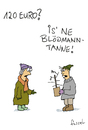 Cartoon: Wegen Tannebaum (small) by fussel tagged weihnachten,tanne,nordmanntanne,blödmanntanne,tannenbaum