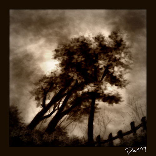Cartoon: My second photoshop experience (medium) by Krinisty tagged trees,sky,art,krinisty,photoshop