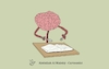 Cartoon: feeding (small) by abdullah tagged reading mind feeding knowledge
