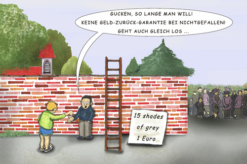 Cartoon: grey (medium) by SoRei tagged tas,trittbrettfahrer,nachahmer,ausverkauf,sonderangebot,bestseller,marketing,betrug,geschäftsidee,jungs,junge,bestattung,aussegnung,friedhofsmauer,leiter,trauerkleidung,trauergemeinde,trauer,friedhof,beerdigung,grau,schwarz,shades,shade,grey,fifty,fifteen,fifteen,fifty,grey,shade,shades,schwarz,grau,beerdigung,friedhof,trauer,trauergemeinde,trauerkleidung,leiter,friedhofsmauer,aussegnung,bestattung,junge,jungs,geschäftsidee