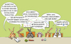 Cartoon: Osterkonzept (small) by SoRei tagged ostern,osterhase,ostereier,wochenmeeting,marketing,vertrieb,forschung,entwicklung,markt,betriebswirte,betriebsrat,verhandlung,strategiever