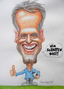 Cartoon: Christian Streich (small) by Bert Kohl tagged sc,trainer