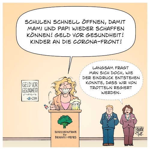 Cartoon: ChildrenFirst (medium) by Timo Essner tagged childrenfirst,covid19,corona,schulen,kitas,kindergärten,kinder,eltern,homeschooling,homeoffice,daniela,ludwig,drogenbeauftragte,lockdown,lockerungen,abstand,halten,mns,pandemie,ausbreitung,eindämmung,cartoon,timo,essner,childrenfirst,covid19,corona,schulen,kitas,kindergärten,kinder,eltern,homeschooling,homeoffice,daniela,ludwig,drogenbeauftragte,lockdown,lockerungen,abstand,halten,mns,pandemie,ausbreitung,eindämmung,cartoon,timo,essner