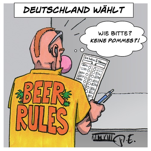 Cartoon: Deutschland vor der Wahl (medium) by Timo Essner tagged bundestagswahl,wahlen,deutschland,politikverdrossenheit,wahlmüdigkeit,wahlsonntag,bundestagswahl,wahlen,deutschland,politikverdrossenheit,wahlmüdigkeit,wahlsonntag