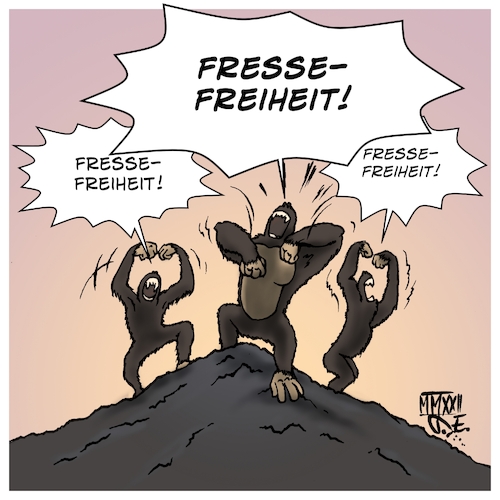 Cartoon: Fressefreiheit (medium) by Timo Essner tagged annalena,baerbock,grüne,frauen,männer,politikerinnen,kritiker,misogynie,frauenfeindlichkeit,politik,wirtschaft,gesellschaft,machismus,männerdominanz,versprecher,diplomatie,presse,medien,pressefreiheit,cartoon,timo,essner,annalena,baerbock,grüne,frauen,männer,politikerinnen,kritiker,misogynie,frauenfeindlichkeit,politik,wirtschaft,gesellschaft,machismus,männerdominanz,versprecher,diplomatie,presse,medien,pressefreiheit,cartoon,timo,essner