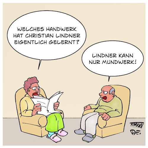 Cartoon: Handwerk (medium) by Timo Essner tagged christian,lindner,fdp,finanzminister,bundesfinanzminister,handwerk,nachwuchs,nachwuchsmangel,mundwerk,ökologie,klimakrise,klimaproteste,fridaysforfuture,extinctionrebellion,jugend,jugendbewegung,cartoon,timo,essner,christian,lindner,fdp,finanzminister,bundesfinanzminister,handwerk,nachwuchs,nachwuchsmangel,mundwerk,ökologie,klimakrise,klimaproteste,fridaysforfuture,extinctionrebellion,jugend,jugendbewegung,cartoon,timo,essner