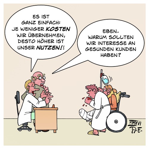 Cartoon: Kranke Kassen (medium) by Timo Essner tagged krankenkassen,krankenversicherung,kosten,nutzen,patienten,solidargemeinschaft,gesundheitsausgaben,krankenhäuser,rechnungen,arzt,cartoon,timo,essner,krankenkassen,krankenversicherung,kosten,nutzen,patienten,solidargemeinschaft,gesundheitsausgaben,krankenhäuser,rechnungen,arzt,cartoon,timo,essner