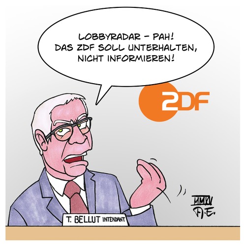 Cartoon: Lobbyradar (medium) by Timo Essner tagged zdf,loybbyradar,nachrichten,aufklärung,unterhaltung,information,cartoon,timo,essner,zdf,loybbyradar,nachrichten,aufklärung,unterhaltung,information,cartoon,timo,essner