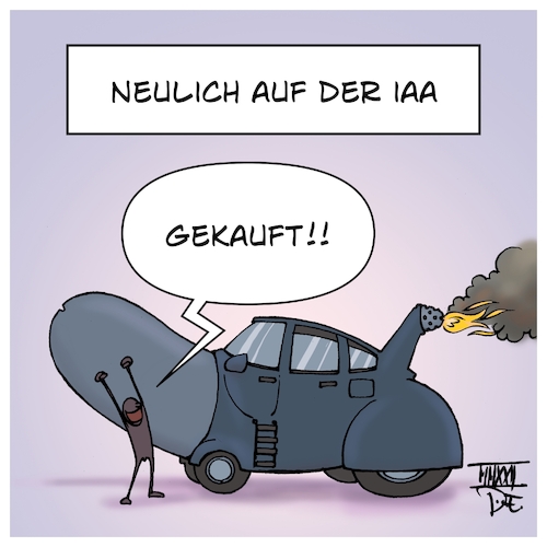 Cartoon: Neulich auf der IAA (medium) by Timo Essner tagged autos,autobauer,automesse,iaa,mobility,autoindustrie,automodelle,zielgruppe,männer,männlich,ps,pkw,penisverlängerung,mobilität,design,identifikation,midlife,crisis,verkehr,verkehrswende,cartoon,timo,essner,autos,autobauer,automesse,iaa,mobility,autoindustrie,automodelle,zielgruppe,männer,männlich,ps,pkw,penisverlängerung,mobilität,design,identifikation,midlife,crisis,verkehr,verkehrswende,cartoon,timo,essner