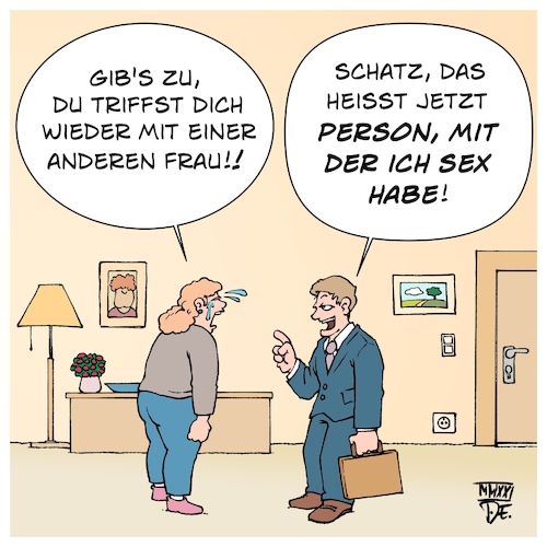 Cartoon: Person für Sex (medium) by Timo Essner tagged mann,frau,liebe,beziehung,ehe,ehebruch,untreue,betrügen,untreu,sein,ehebrechen,politisch,korrekt,gendern,cartoon,timo,essner,mann,frau,liebe,sex,beziehung,ehe,ehebruch,untreue,betrügen,untreu,sein,ehebrechen,politisch,korrekt,gendern,cartoon,timo,essner