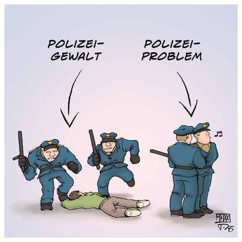 Cartoon: Polizeigewalt - Polizeiproblem (medium) by Timo Essner tagged polizei,polizeigewalt,polizeiproblem,racial,profiling,rechte,netzwerke,gewaltmonopol,demokratie,rechtsstaat,ermittlungen,strafverfahren,deutschland,cartoon,timo,essner,polizei,polizeigewalt,polizeiproblem,racial,profiling,rechte,netzwerke,gewaltmonopol,demokratie,rechtsstaat,ermittlungen,strafverfahren,deutschland,cartoon,timo,essner