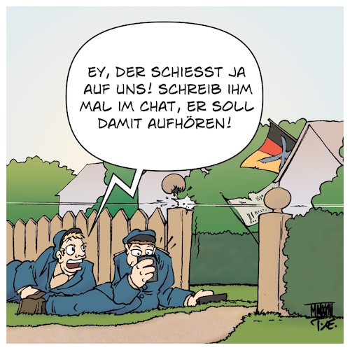 Cartoon: Reichsbürger-Razzia (medium) by Timo Essner tagged reichsbürger,razzia,polizei,polizisten,bundeswehr,soldaten,demokratie,deutschland,rechtsextremismus,rechter,terror,rechte,chatgruppen,chat,sicherheit,ermittlungen,schusswaffen,waffenrecht,waffengesetze,waffengewalt,cartoon,timo,essner,reichsbürger,razzia,polizei,polizisten,bundeswehr,soldaten,demokratie,deutschland,rechtsextremismus,rechter,terror,rechte,chatgruppen,chat,sicherheit,ermittlungen,schusswaffen,waffenrecht,waffengesetze,waffengewalt,cartoon,timo,essner