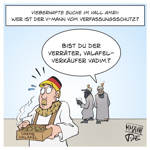 Cartoon: Vieberhafte Suche im Fall Amri (medium) by Timo Essner tagged anis,amri,berlin,berliner,breitscheidplatz,weihnachtsmarkt,attentäter,bka,lka,verfassungsschutz,mann,leute,terror,rechter,terrorfinanzierung,hutbürger,vieberhafte,suche,wortspiel,cartoon,timo,essner,anis,amri,berlin,berliner,breitscheidplatz,weihnachtsmarkt,attentäter,bka,lka,verfassungsschutz,mann,leute,terror,rechter,terrorfinanzierung,hutbürger,vieberhafte,suche,wortspiel,cartoon,timo,essner