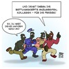 Cartoon: Agent Provocateur (small) by Timo Essner tagged agent,provocateur,demonstrationen,polizei,innere,sicherheit,polizeigewalt,demonstrationsrecht,gewaltexzesse,steinewerfer,molotow,cocktail,eskalation,gewalt,steine