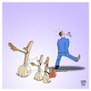 Cartoon: Alternative der Patrioten (small) by Timo Essner tagged aufspaltung,afd,parteien,deutschland,rechter,terror,rechte,gewalt,poggenburg,alternative,patrioten,goethe,geister,die,ich,rief,zauberlehrling,cartoon,timo,essner