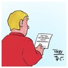 Cartoon: Zettel schreiben (small) by Timo Essner tagged zettel,notiz,erinnerung,einkaufszettel,gedanken,dran,denken,denkstütze,erinnerungshilfe,knoten,im,taschentuch,cartoon,timo,essner