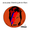 Cartoon: David Bowie (small) by Carma tagged david,bowie,music,mars