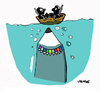 Cartoon: Shark (small) by Carma tagged charlie hebdo shark terrorism freedom of expression
