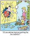 Cartoon: TP0193christmastoys (small) by comicexpress tagged christmas,xmas,toys,presents,weapons,explosives,dangerous,child,children,kids,parents,mother,father