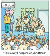 Cartoon: TP0196christmasrspcaturkey (small) by comicexpress tagged christmas,xmas,meal,roast,dinner,turkey,food,rspca,animal,protection,poultry