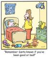 Cartoon: TP0251christmas (small) by comicexpress tagged santa,claus,north,pole,toys,sleigh,reindeer,elves,elf,helpers,presents,gifts,chimney,good,bad,list,naughty,nice,behaviour,child,children,parents,surveillance,security
