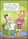 Cartoon: Vaterfreuden (small) by DIPI tagged vater,tochter,schwanger,kind,storch,liebe,vatertag