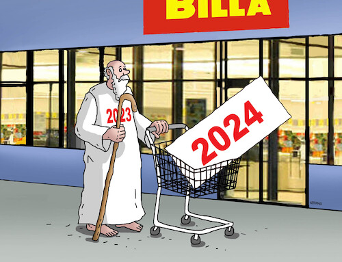 Cartoon: 2024bil (medium) by Lubomir Kotrha tagged pf,2024,happy,new,year,pf,2024,happy,new,year