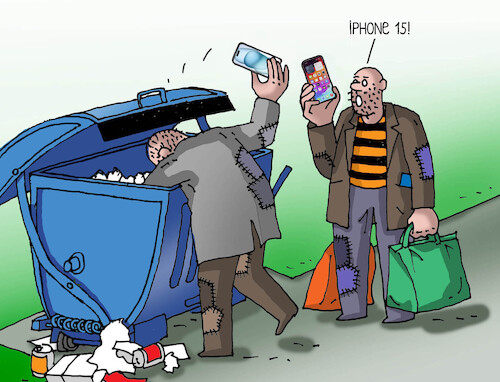 Cartoon: apple15 (medium) by Lubomir Kotrha tagged apple,smartphone,mobile,internet,apple,smartphone,mobile,internet
