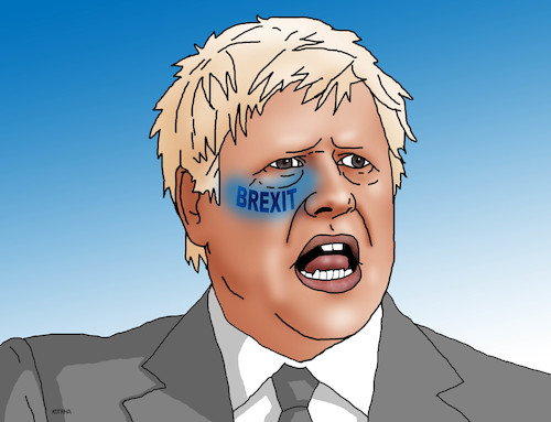 Cartoon: brexboris (medium) by Lubomir Kotrha tagged eu,euro,britania,libra,brexit,boris,johnson