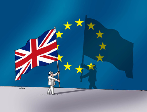 Cartoon: brishadeu (medium) by Lubomir Kotrha tagged eu,brexit,europa,cameron,referendum