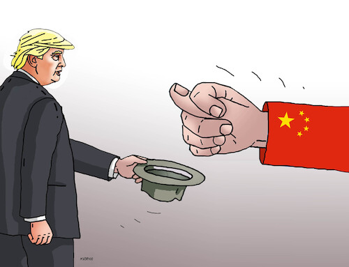 Cartoon: chinafig (medium) by Lubomir Kotrha tagged trump,usa,iran,war,china,world,trump,usa,iran,war,china,world