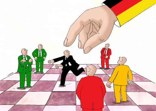 Cartoon: desach (medium) by Lubomir Kotrha tagged germany,elections,germany,elections
