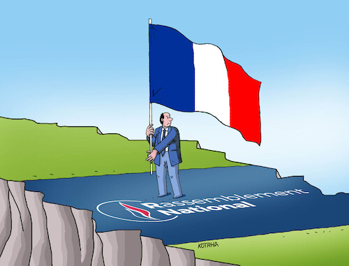 Cartoon: france24 (medium) by Lubomir Kotrha tagged france,elections,macron,le,pen,france,elections,macron,le,pen