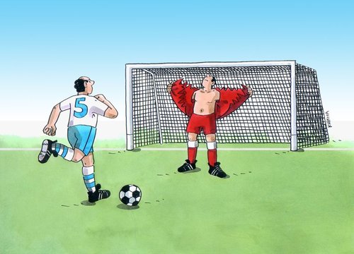 Cartoon: futbal6 (medium) by Lubomir Kotrha tagged humor