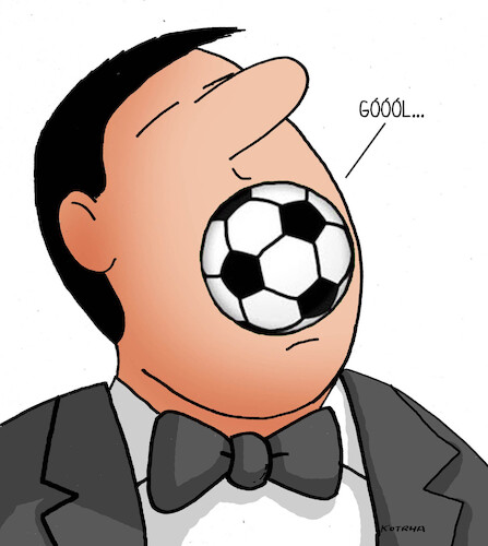 Cartoon: futgoool (medium) by Lubomir Kotrha tagged football,european,championship,2024,football,european,championship,2024