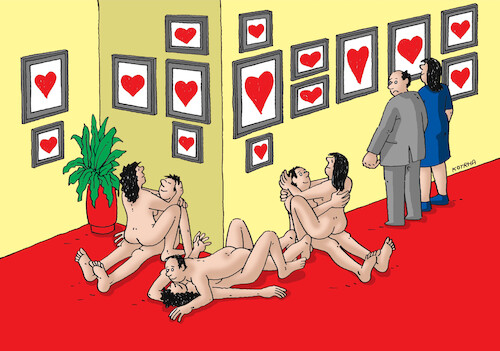 Cartoon: galesex22 (medium) by Lubomir Kotrha tagged erotic,erotic,sex