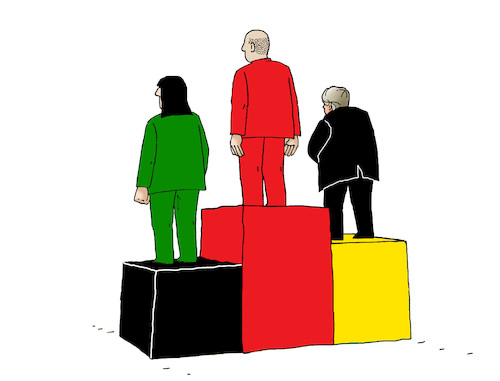 Cartoon: ger2021 (medium) by Lubomir Kotrha tagged germany,elections,germany,elections