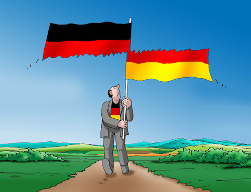 Cartoon: ger25 (medium) by Lubomir Kotrha tagged germany,elections,cdu,spd,afd,germany,elections,cdu,spd,afd