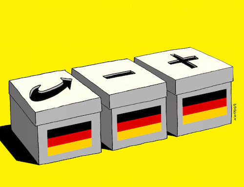Cartoon: gerafd26 (medium) by Lubomir Kotrha tagged germany,sachsen,anhalt,elections,afd,germany,sachsen,anhalt,elections,afd