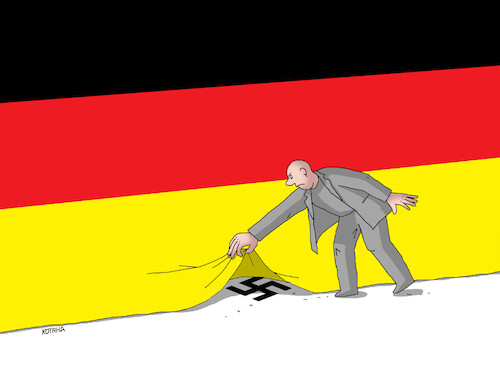 Cartoon: gerhak (medium) by Lubomir Kotrha tagged deutschland,wahlen,sachsen,thüringen,afd,bsw,deutschland,wahlen,sachsen,thüringen,afd,bsw