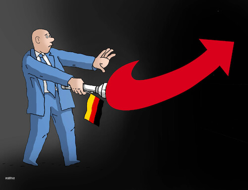 Cartoon: germantma (medium) by Lubomir Kotrha tagged germany,afd,scholz,germany,afd,scholz