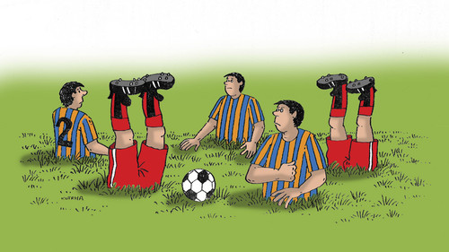 Cartoon: hrenohy (medium) by Lubomir Kotrha tagged football,soccer