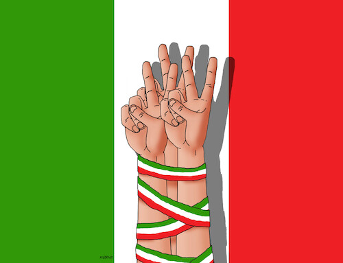 Cartoon: itakoalic2 (medium) by Lubomir Kotrha tagged italy,elections,giorgia,meloni,eu,italy,elections,giorgia,meloni,eu