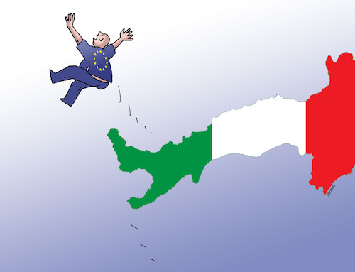 Cartoon: italkop (medium) by Lubomir Kotrha tagged italy,elections,giorgia,meloni,eu,italy,elections,giorgia,meloni,eu