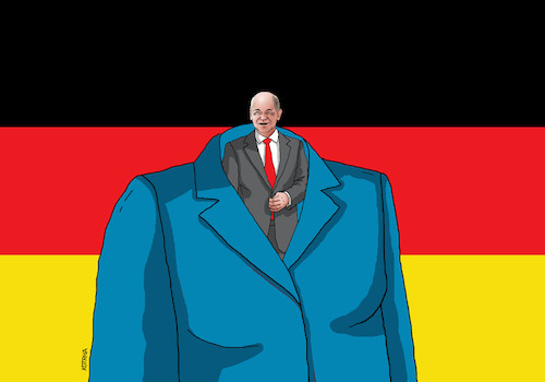 Cartoon: merscho (medium) by Lubomir Kotrha tagged germany,elections,germany,elections