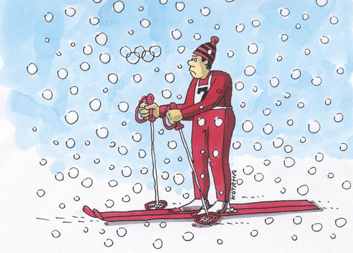 Cartoon: no title (medium) by Lubomir Kotrha tagged sochi,sport,olympics